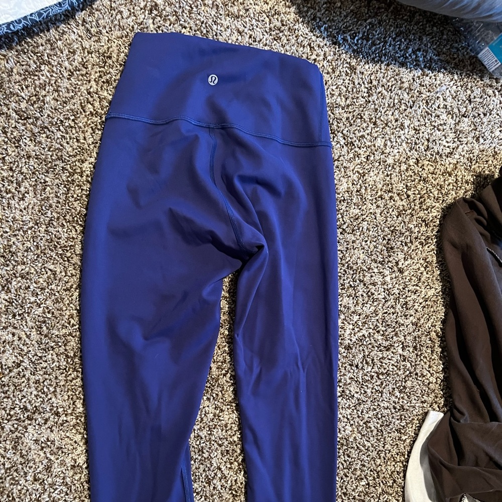 Womens lululemon high rise wunder train crop 23” leggings size 6
